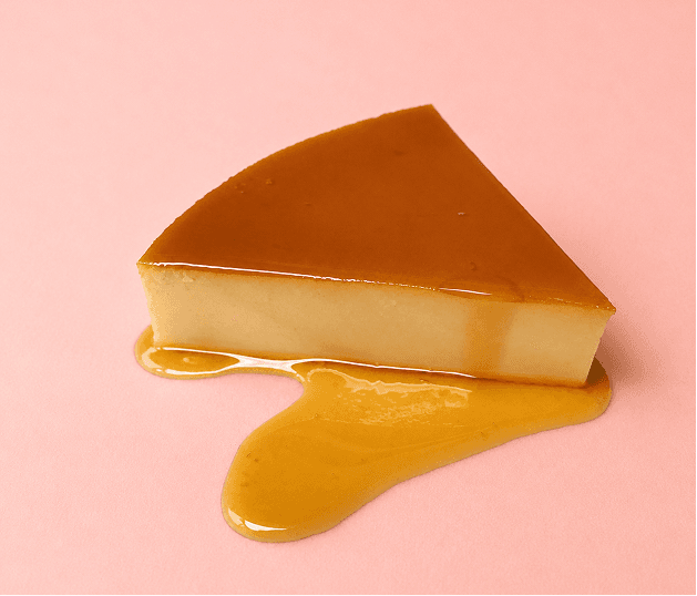 Rebanada de flan